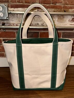 LL Bean Boat & Tote in dark green